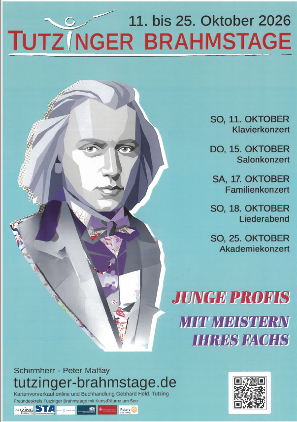 Tutzinger Brahmstage - Familienkonzert - Di., 17.10.27 1 2026 Brahmstag 2 -